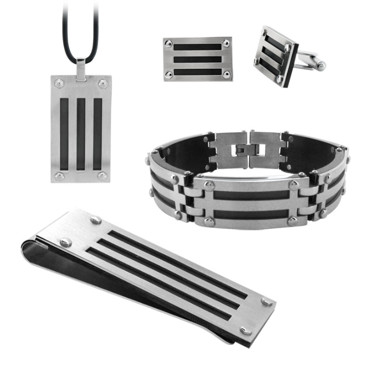 Men's Stainless Steel Jewelry Sets